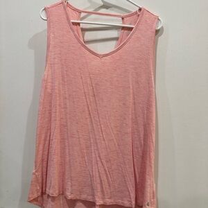 Apana Light Pink Sleeveless Tank Top